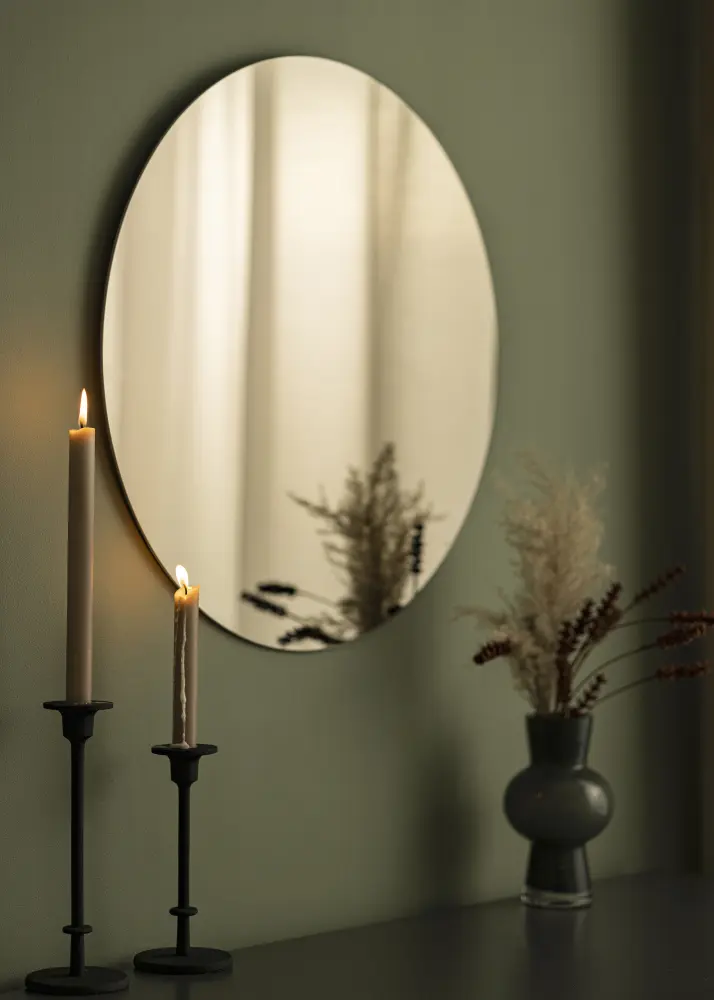 KAILA Rund Spegel Dark Bronze 60 cm Ø