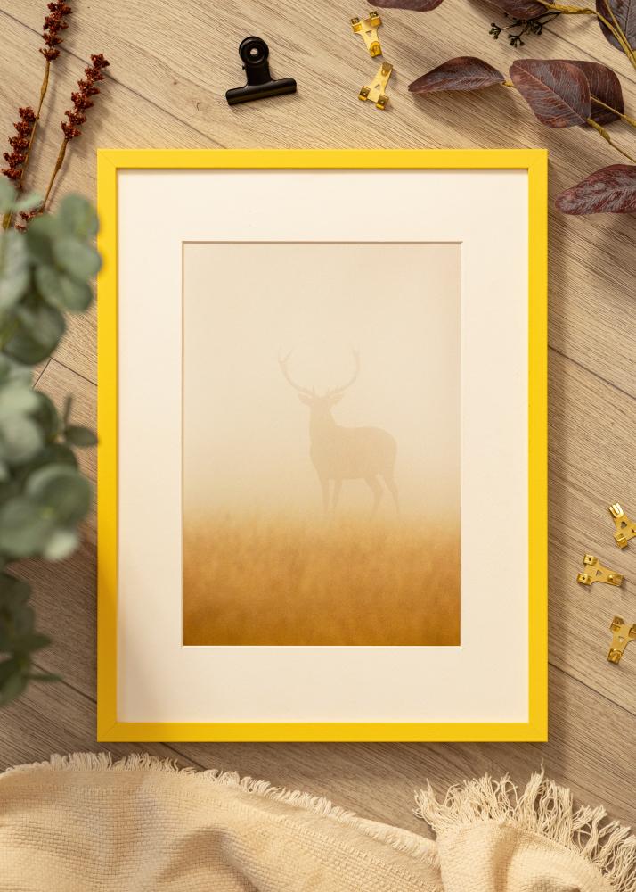 Colorful Akrylglas Gul 50x70 cm