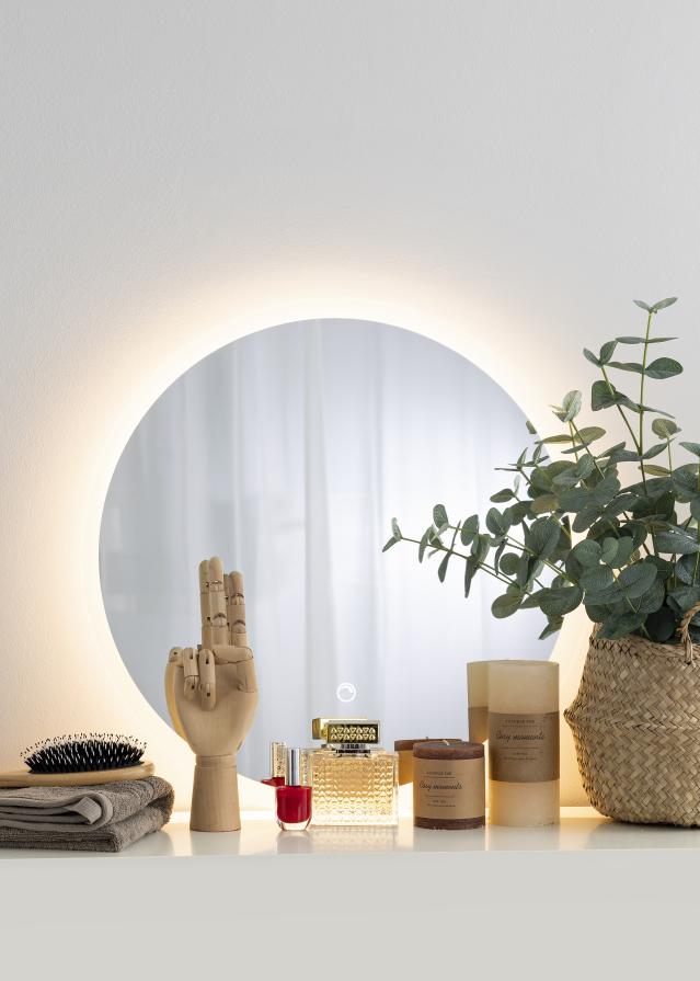 KAILA Spegel Frost LED 50 cm Ø