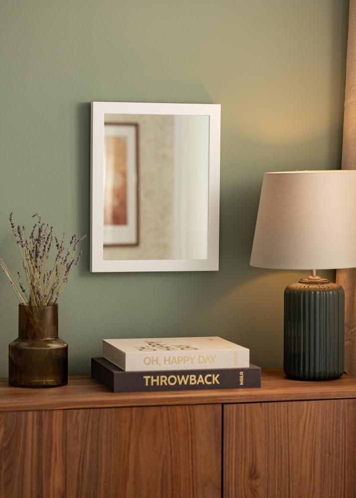 Spegel Hathor Vit - Egna Mått