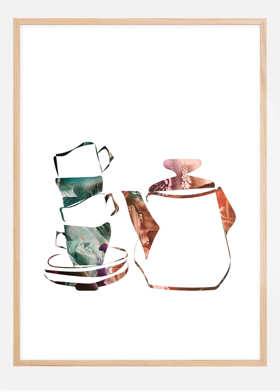 Coffee sunset Poster (50x70 cm)