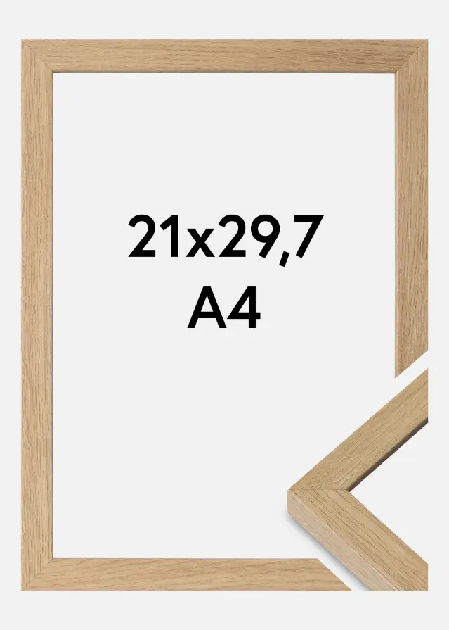 Ram Hermes Akrylglas Natural Oak 21x29,7 cm (A4)