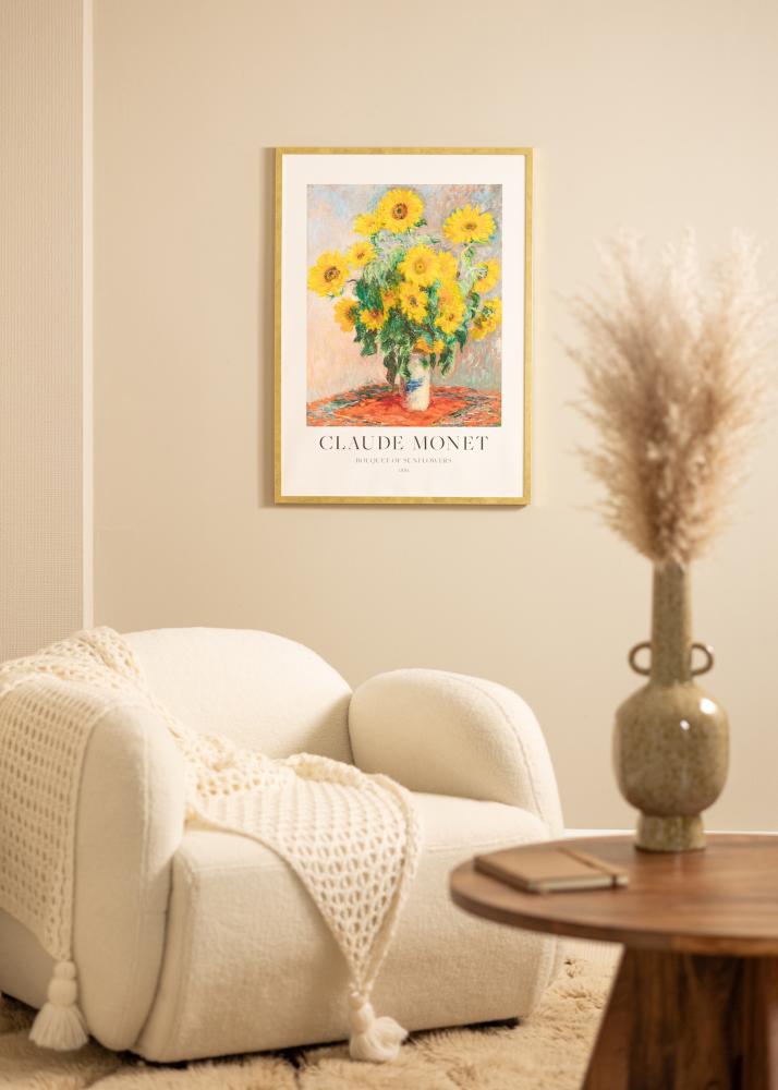 Ram Ares Akrylglas Guld 50x60 cm