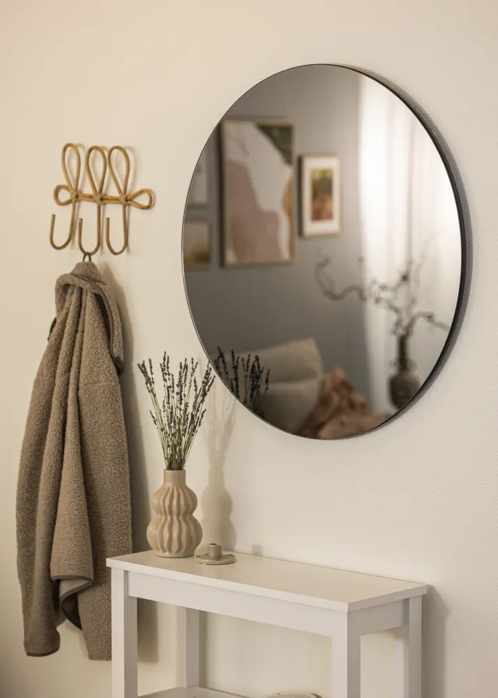 Spegel House Doctor Walls Grå 80 cm Ø