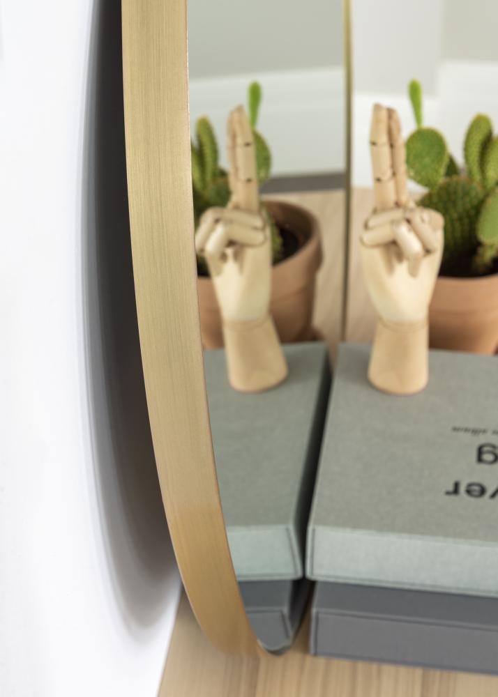 Spegel Vendela Mässing 80 cm Ø