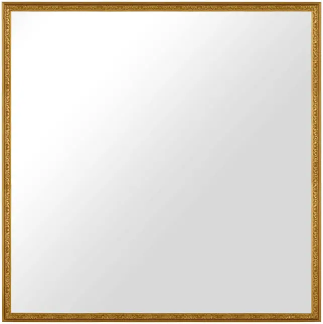 Spegel Nostalgia Guld 85x85 cm