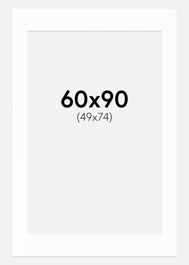 Passepartout Canson Vit (Vit kärna) 60x90 cm (49x74)