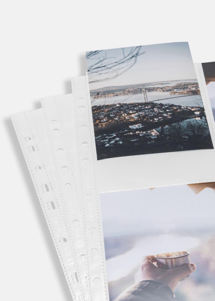 Herma fotofickor 10x15 cm stående - 10-pack vita