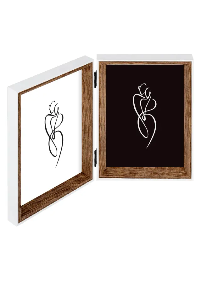 Silhouette Vikram Valnöt 10x15 cm - 2 Bilder