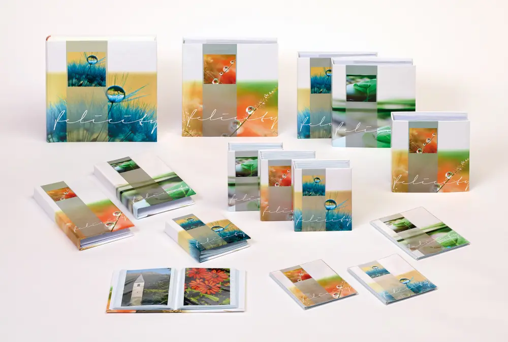 Felicity Flipalbum Blå - 100 Bilder i 9x13 cm