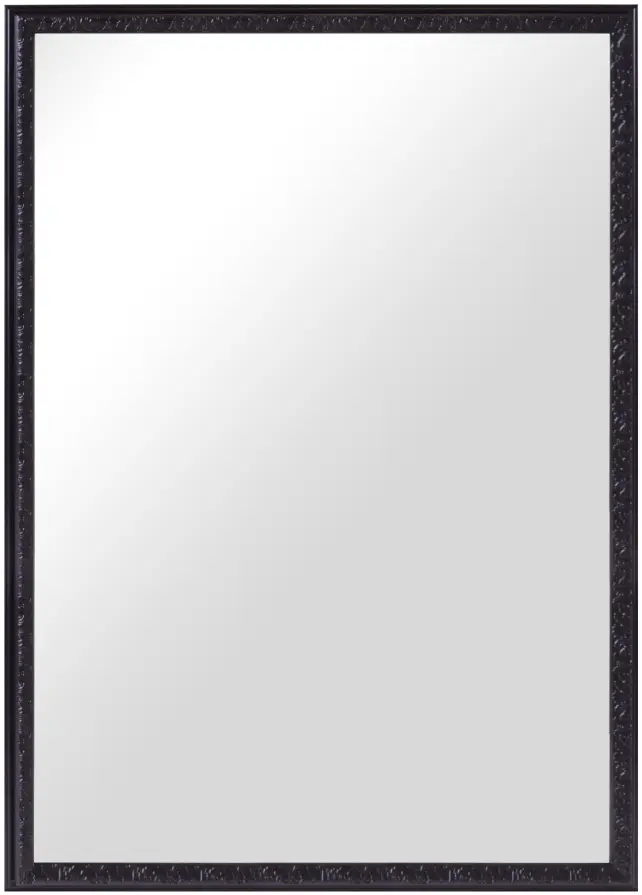 Spegel Nostalgia Svart 55x75 cm