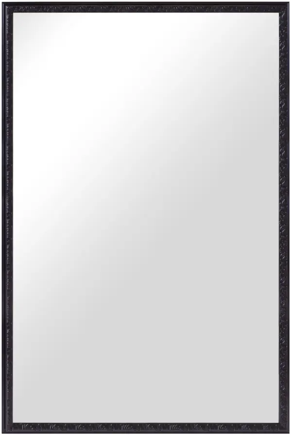 Spegel Nostalgia Svart 65x95 cm