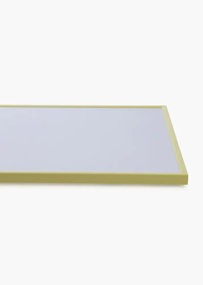 Ram New Lifestyle Ljusgul 30x40 cm - Passepartout Vit 21x29,7 cm (A4)