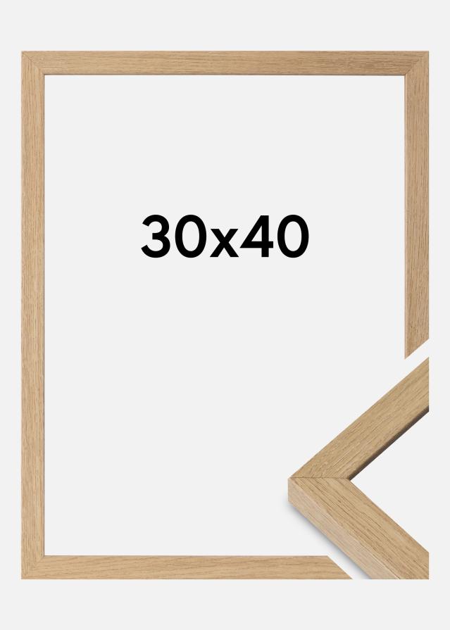 Ram Hermes Akrylglas Natural Oak 30x40 cm