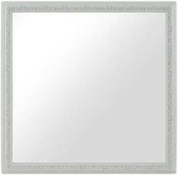 Spegel Nostalgia Vit 45x45 cm