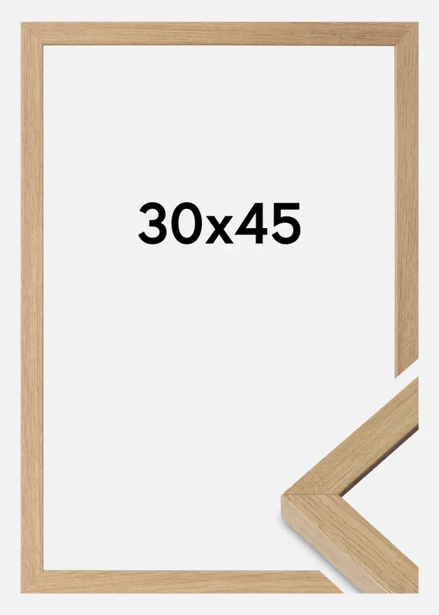 Ram Hermes Akrylglas Natural Oak 30x45 cm