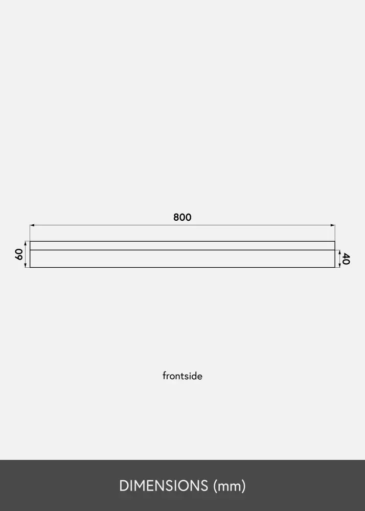 KAILA Tavelhylla Bambu 80 cm