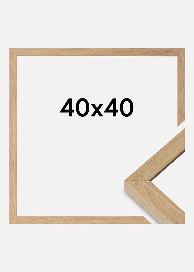 Ram Hermes Akrylglas Natural Oak 40x40 cm