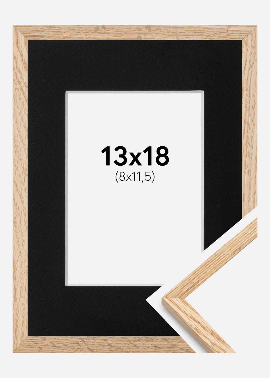 Product Image for Ram Tunn Ek 13x18 cm - Passepartout Svart 9x12 cm