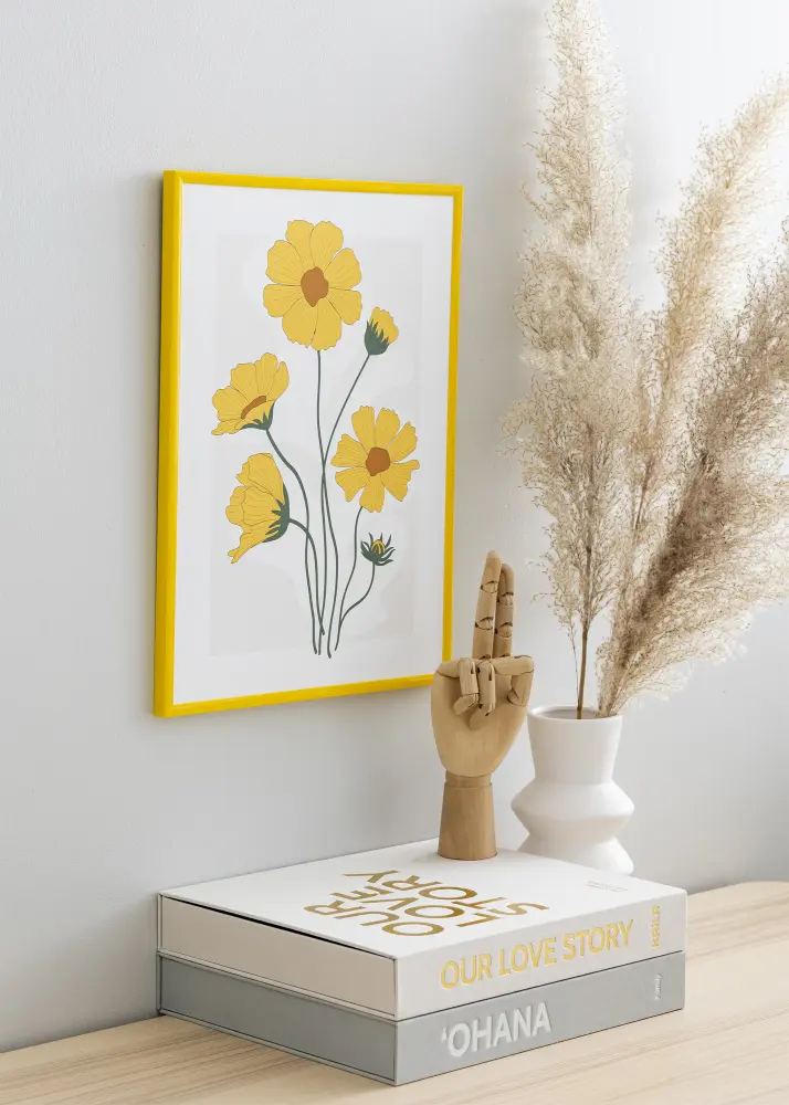 Ram New Lifestyle Akrylglas Gul 42x59,4 cm (A2)