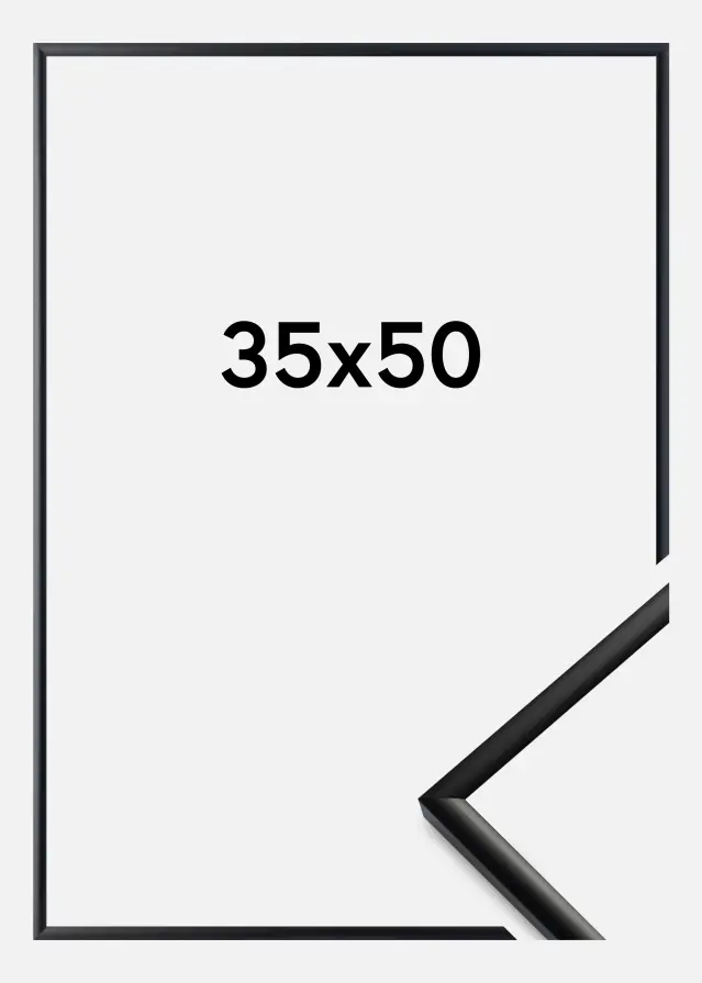 Ram New Lifestyle Akrylglas Matt Svart 35x50 cm