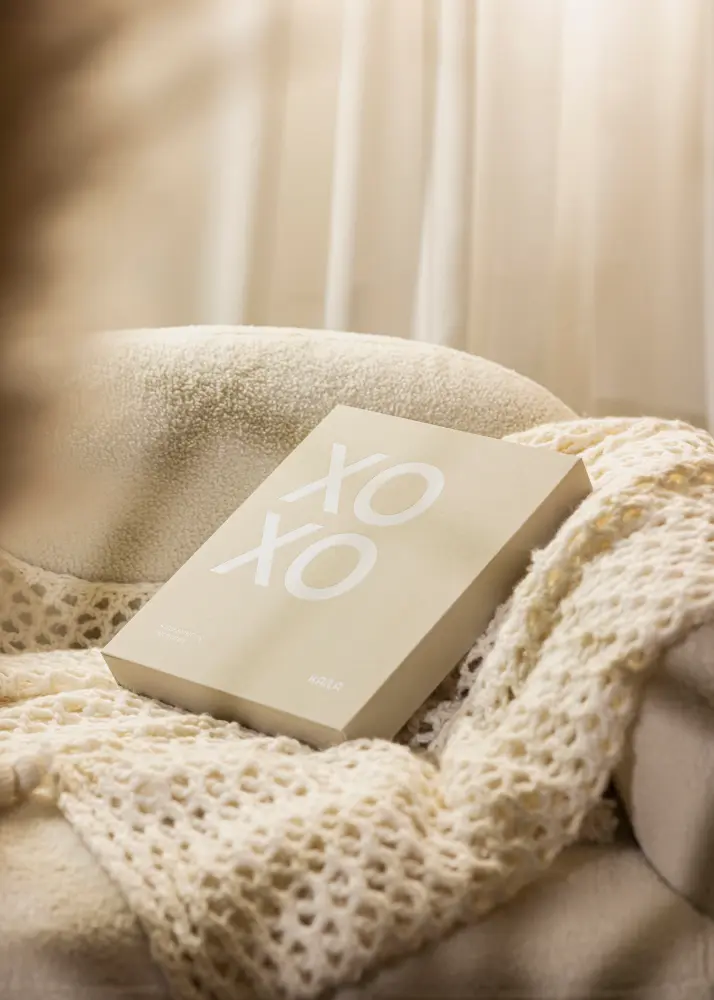KAILA XOXO Greige - Coffee Table Photo Album (60 Svarta Sidor / 30 Blad)
