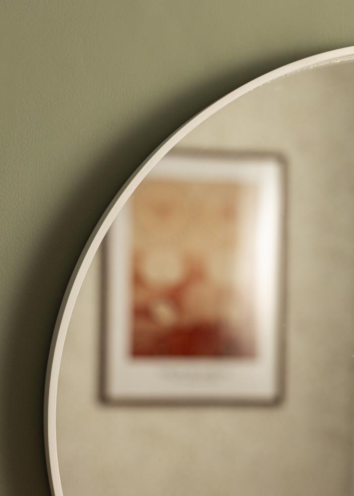 Spegel Reflection Vit 70 cm Ø