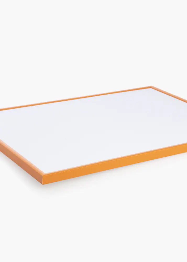 Ram New Lifestyle Ljus Orange 30x40 cm - Passepartout Vit 21x29,7 cm (A4)
