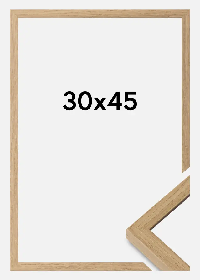 Ram Ares Akrylglas Natural Oak 30x45 cm