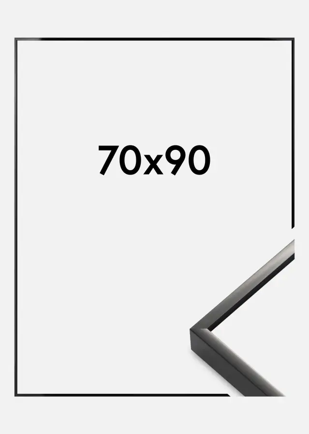 Ram Nielsen Premium Alpha Blank Svart 70x90 cm