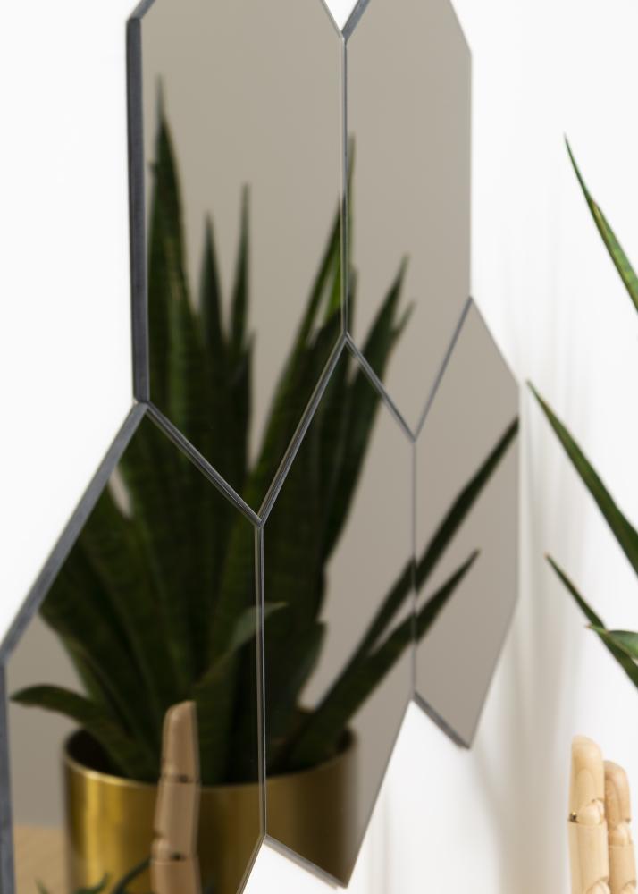 KAILA Spegel Hexagon Dark Bronze 18x21 cm - 5-pack