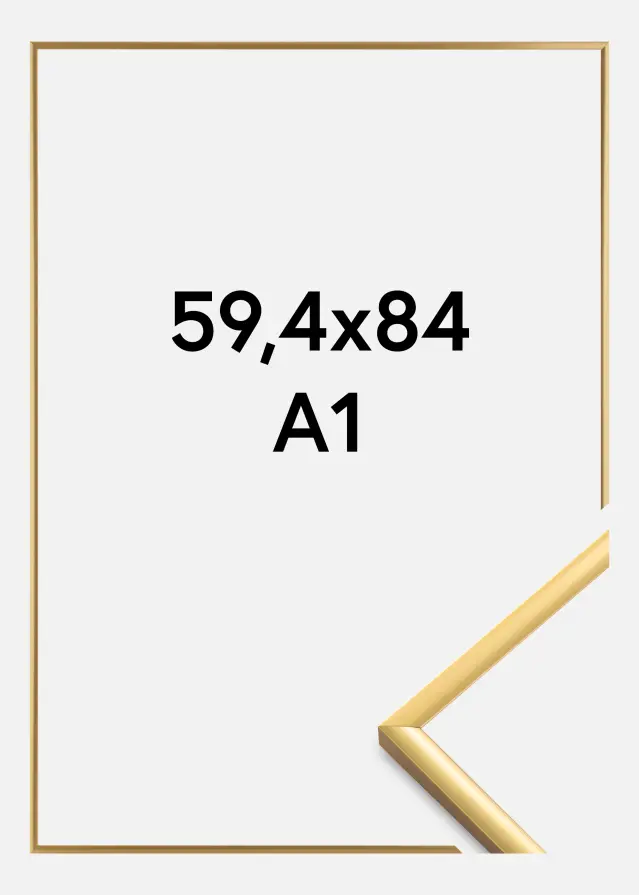Ram New Lifestyle Akrylglas Shiny Gold 59,4x84 cm (A1)