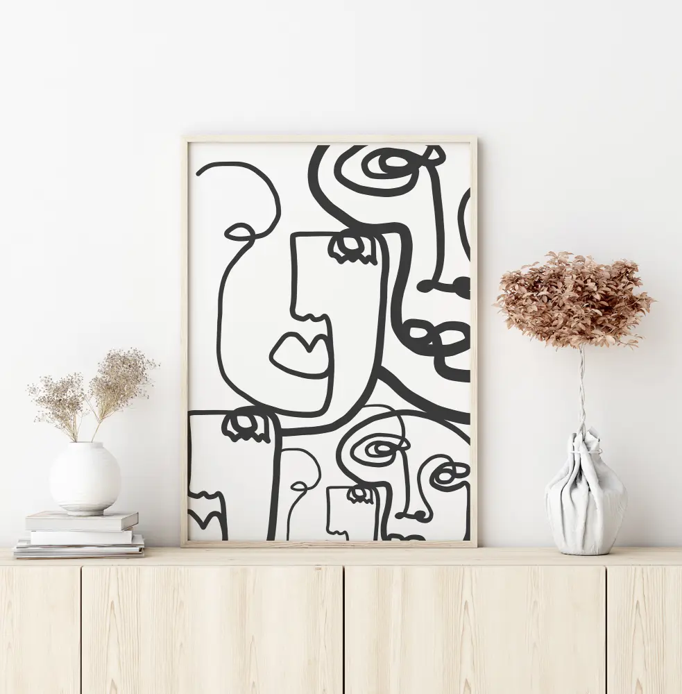 Graphic Faces II Poster