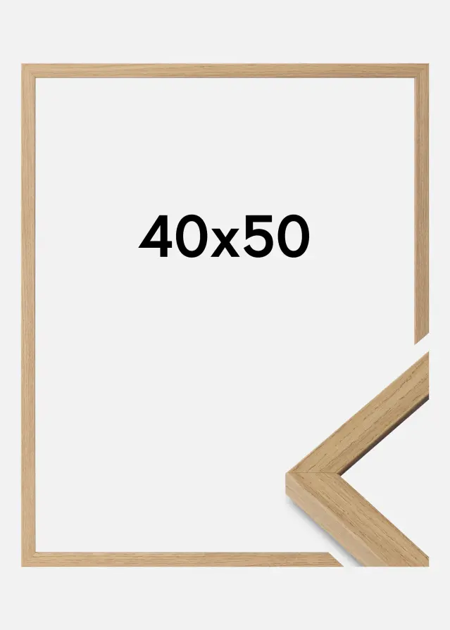 Ram Ares Akrylglas Natural Oak 40x50 cm