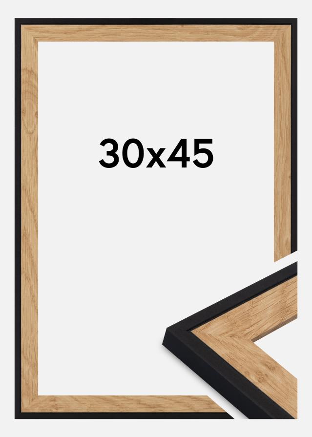 Ram Iris Akrylglas Svart 30x45 cm