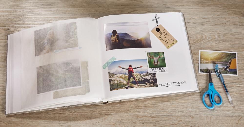 Cosenza Album Brun - 30x30 cm (60 Vita sidor / 30 blad)