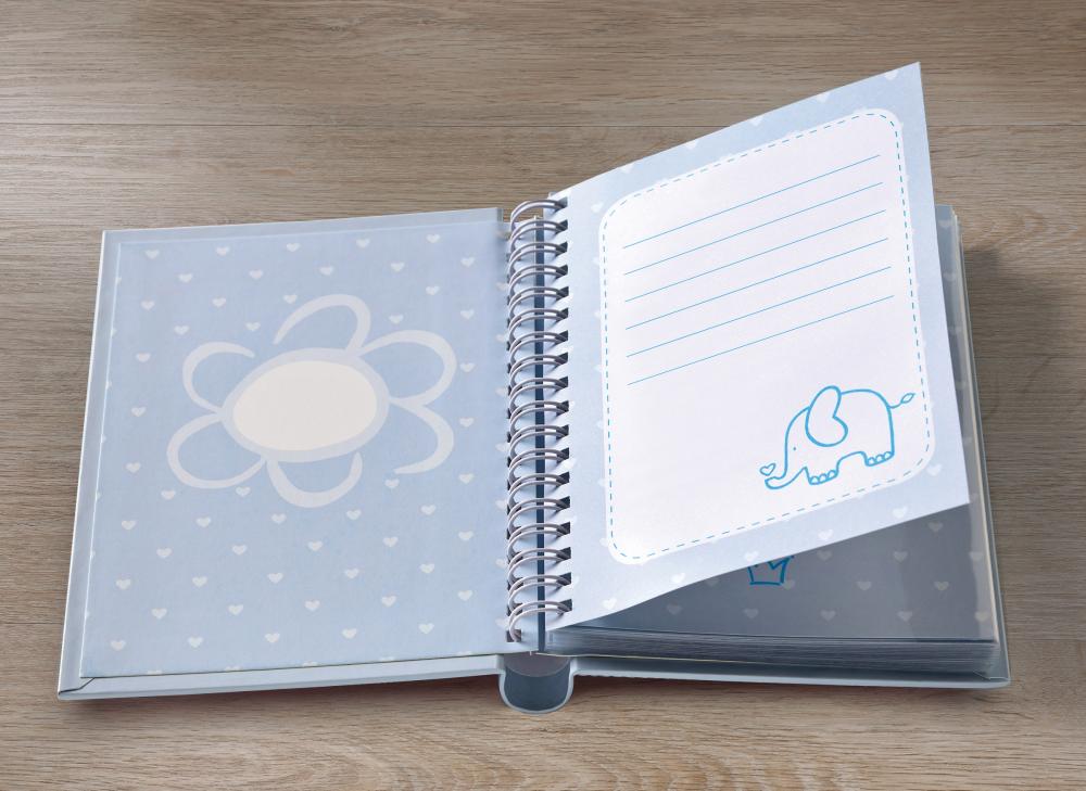 Baby Animal Blå - 30 bilder i 11x15 cm