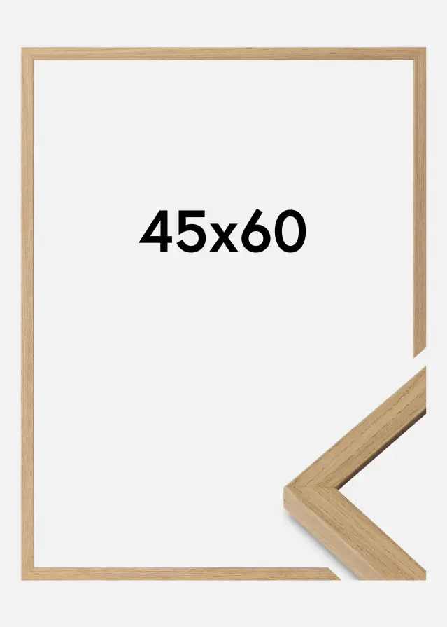 Ram Ares Akrylglas Natural Oak 45x60 cm