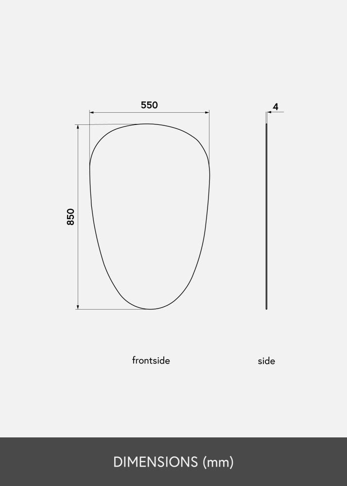 KAILA Spegel Shape II 55x85 cm