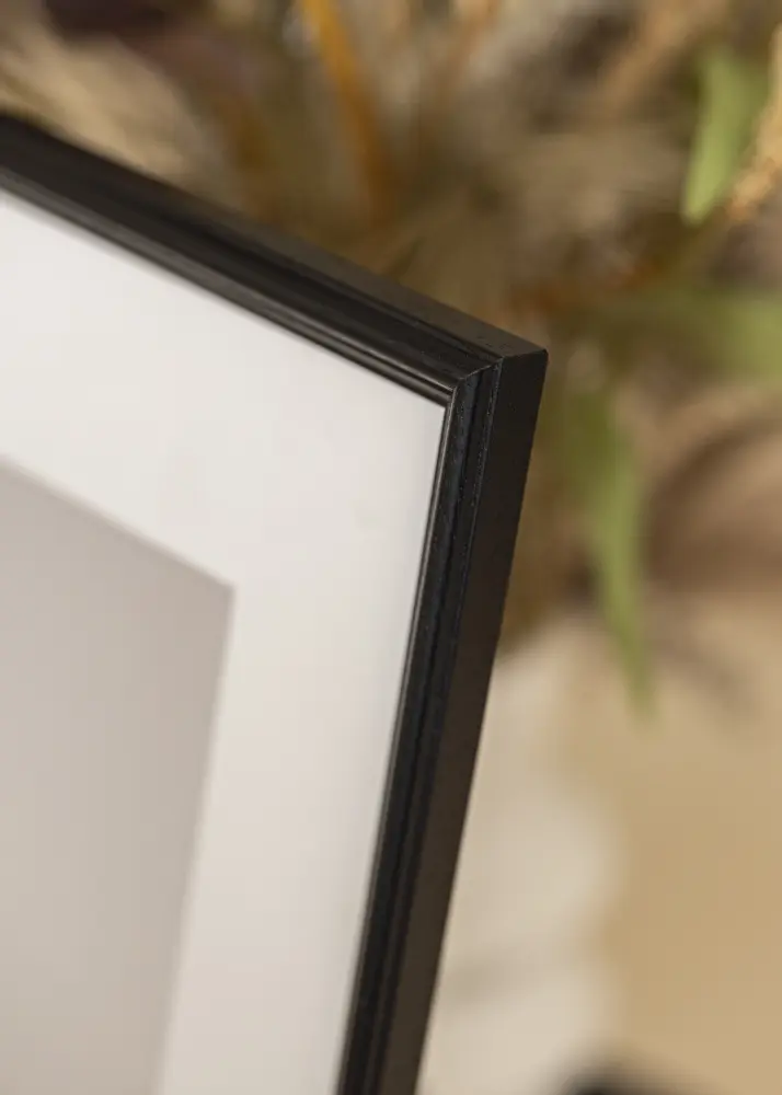 Ram Horndal Svart 42x59,4 cm (A2) - Passepartout Vit 25x38 cm