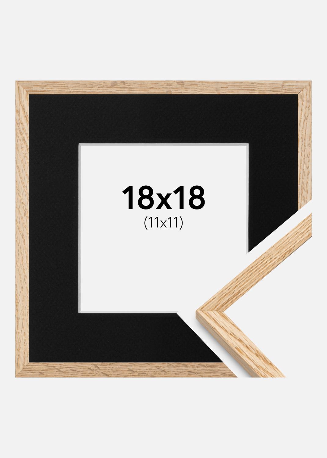 Product Image for Ram Tunn Ek 18x18 cm - Passepartout Svart 12x12 cm