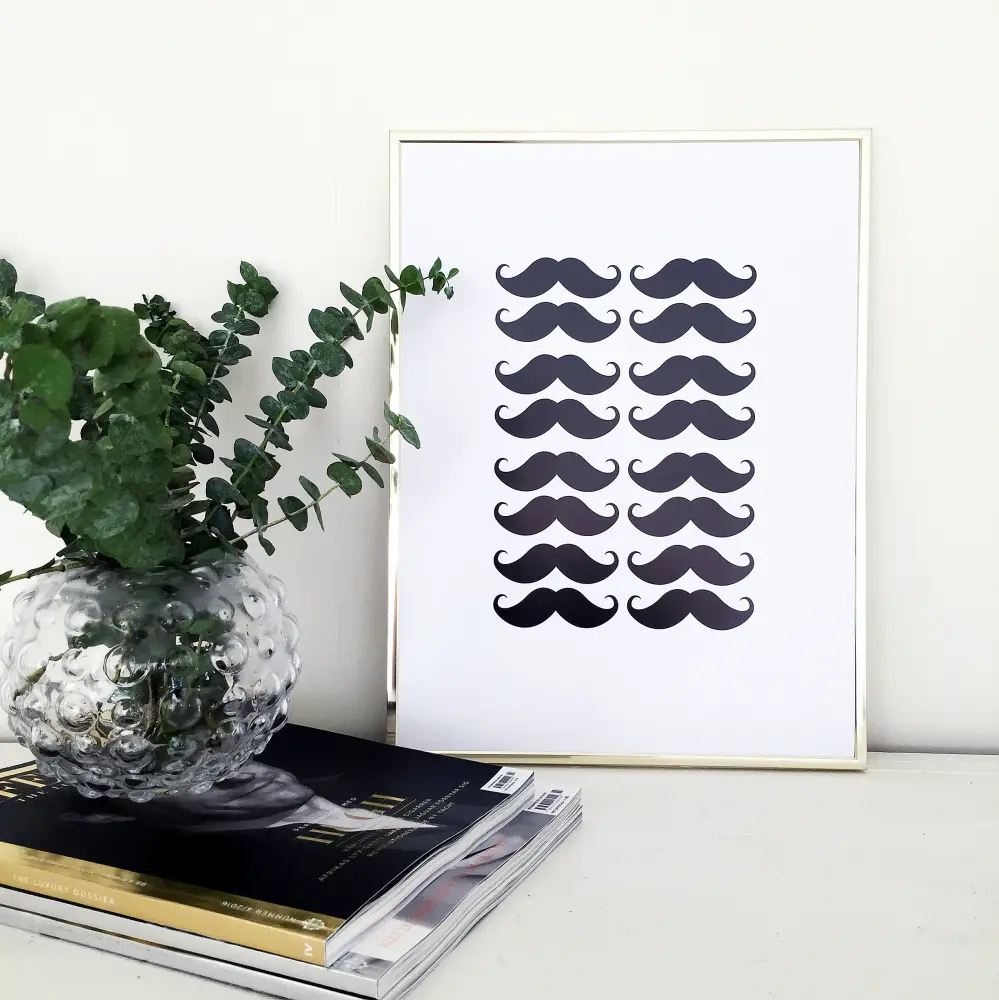 Mustascher Poster