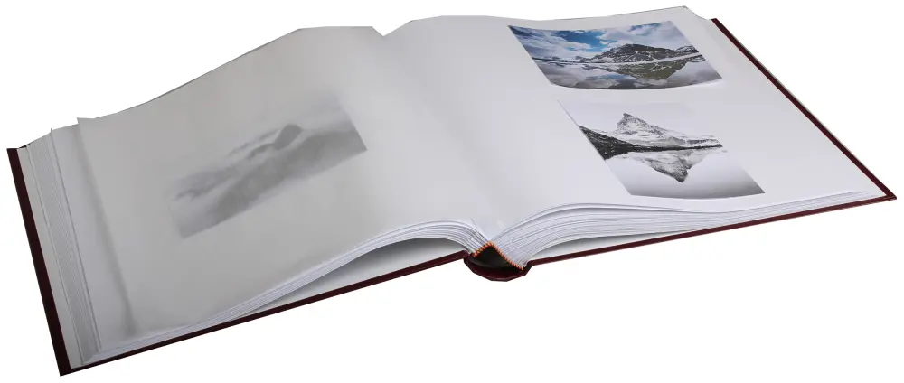 Diamant Fotoalbum Blå 27,5x32 cm (100 Vita sidor / 50 Blad)