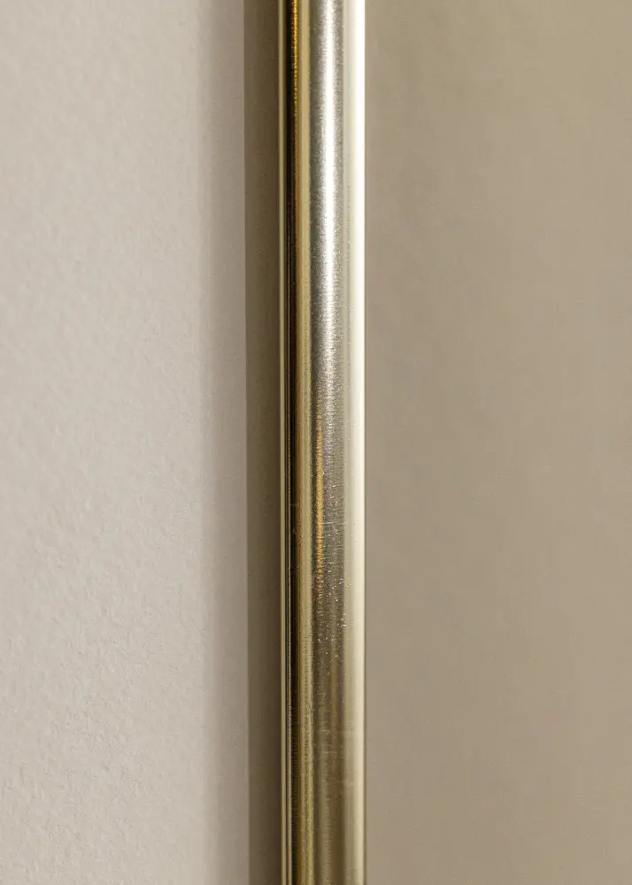 Ram Aluminium Blank Guld 30x40 cm - Passepartout Vit 21x29,7 cm (A4)