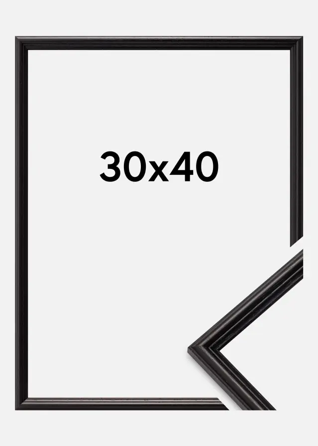 Ram Horndal Akrylglas Svart 30x40 cm