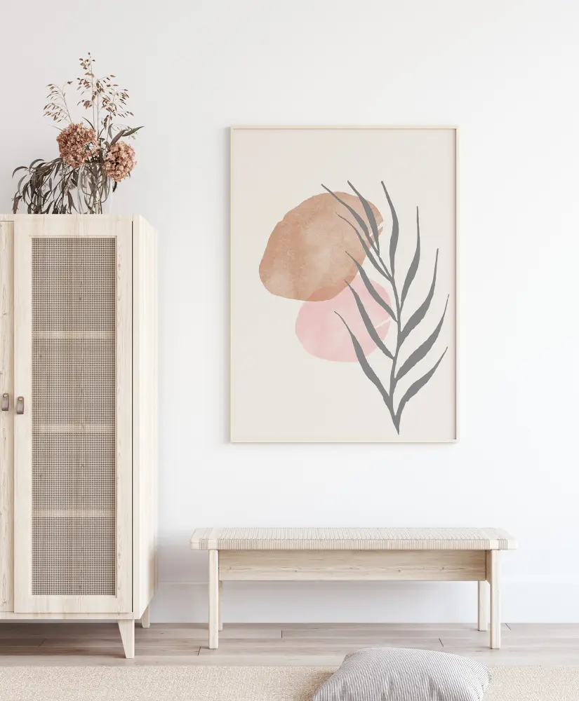 Painted Leaf II Poster