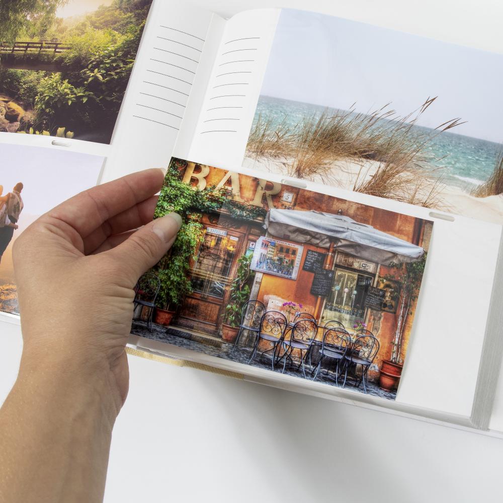 Babyalbum med fotofickor - Cremefärgat