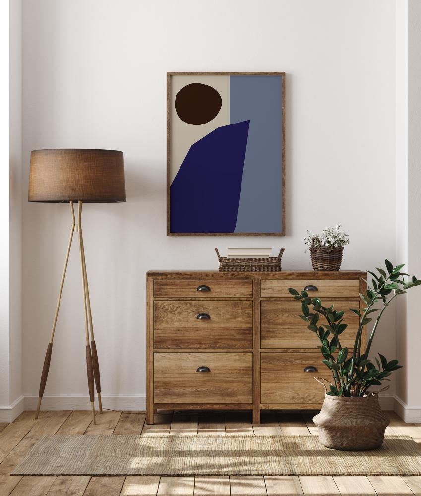 Color Blocks Blue Poster