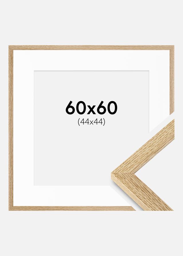 Ram Selection Ek 60x60 cm - Passepartout Vit 45x45 cm