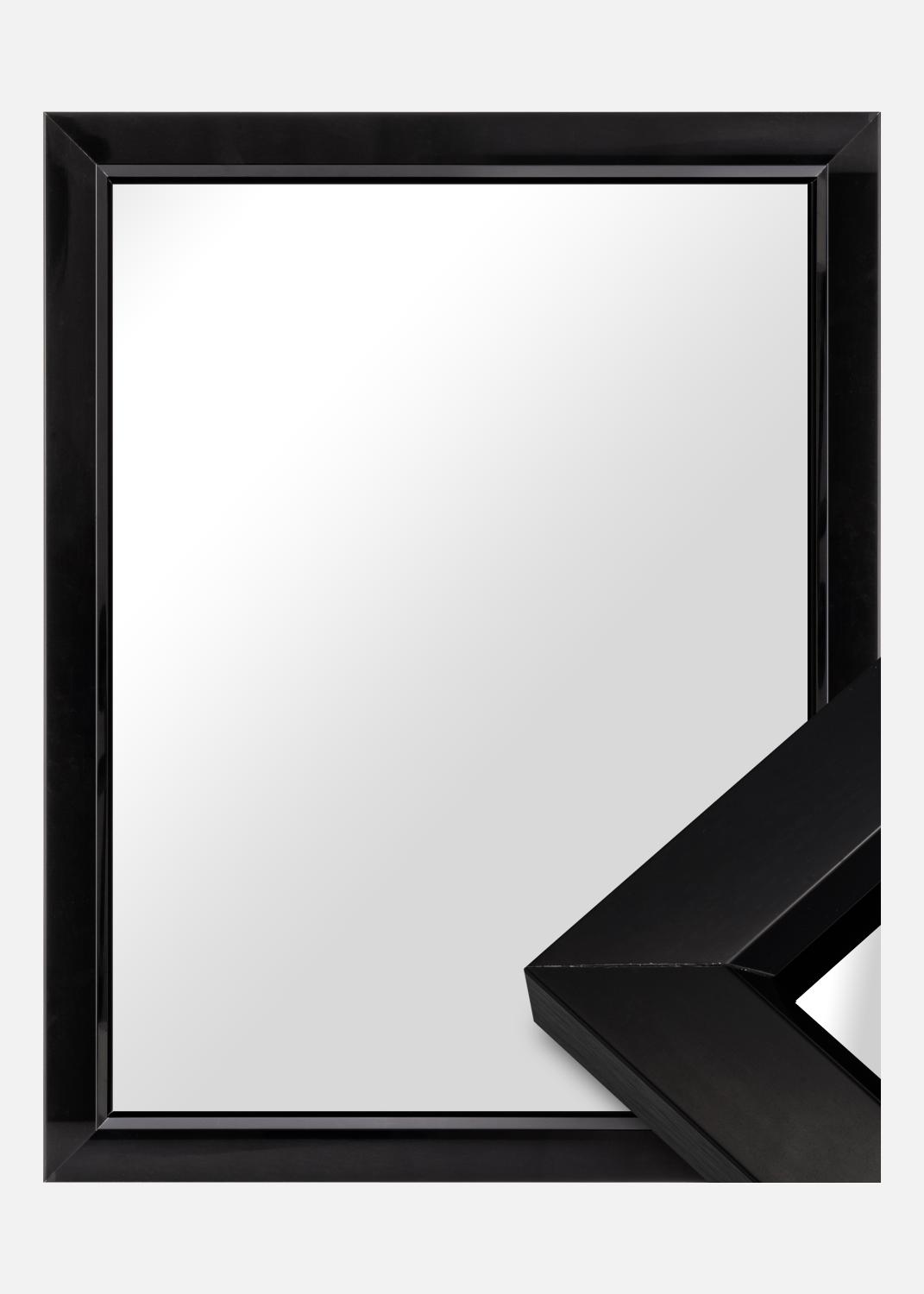 Product Image for Spegel Åsarna Blank Svart - Egna mått